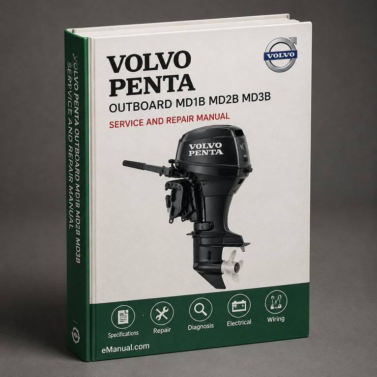 Volvo Penta Outboard MD1B MD2B MD3B Marine Diesel Engines / Service Repair Workshop Manual PDF