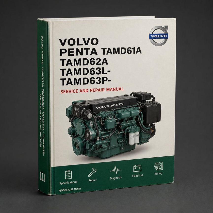 Volvo Penta Tamd61a Tamd62a Tamd63l- Tamd63p- Tamd71a Tamd71b Tamd72a Tamd72p- Tamd72wj- Marine Diesel Engines Service Repair Workshop Manual PDF