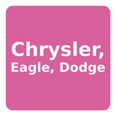Chrysler, Eagle, Dodge