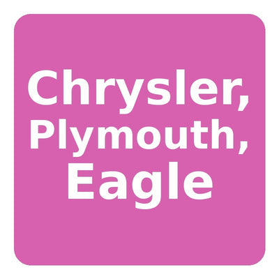 Chrysler, Plymouth, Eagle