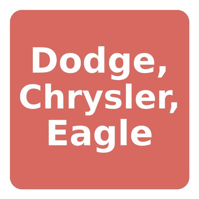 Dodge, Chrysler, Eagle
