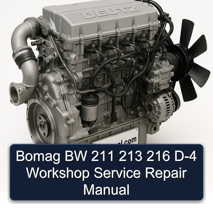 Deutz 2012 Bomag BW 211 213 216 D-4 Service Repair Workshop Manual PDF
