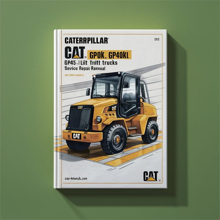 Caterpillar CAT GP40K GP40KL GP45K GP50K Forklift Lift Trucks Service Repair Workshop Manual PDF