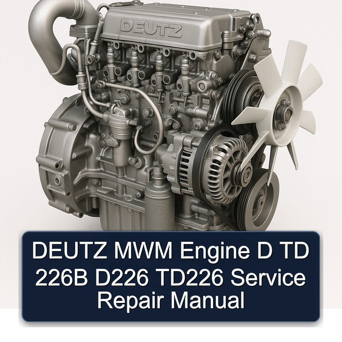 DEUTZ MWM Engine D TD 226B D226 TD226 Service Repair Manual