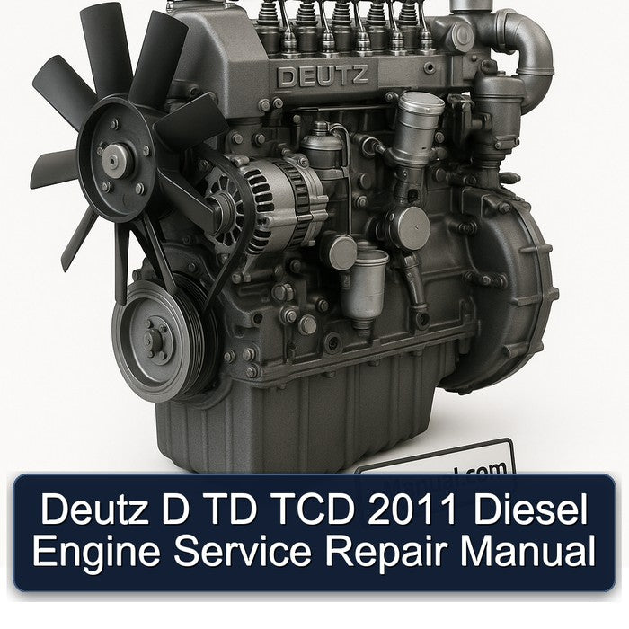 Deutz D TD TCD 2011 Diesel Engine Service Repair Manual