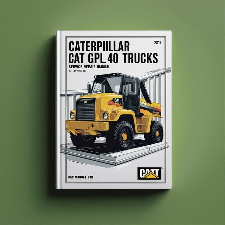 Caterpillar CAT GP40 GPL40 Lift Trucks Service Repair Workshop Manual PDF