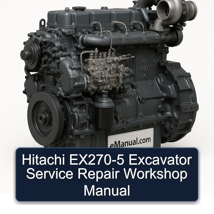 Hitachi EX270-5 Excavator Service Repair Workshop Manual