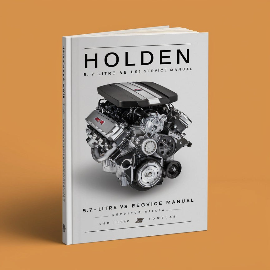 Manual de servicio y reparación del motor Holden GEN III 5.7 LITRE V8 LS1