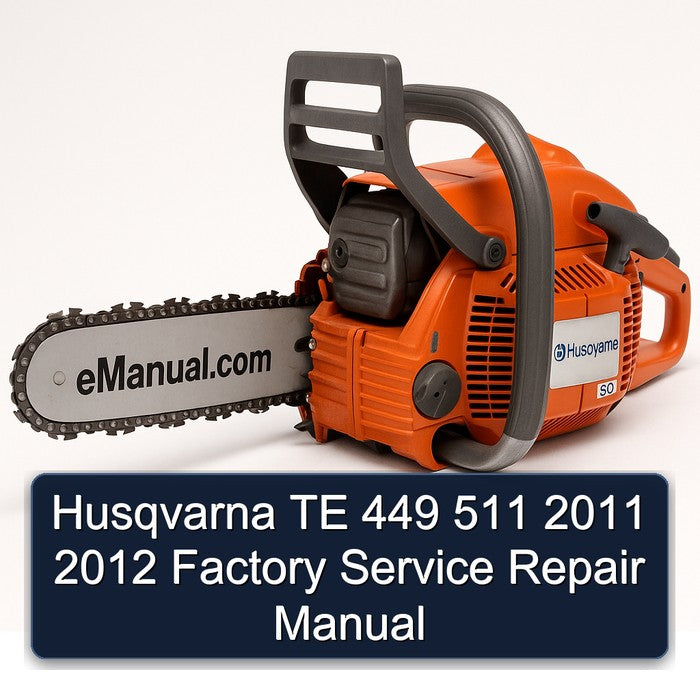 Husqvarna TE 449 511 2011 2012 Factory Service Repair Manual