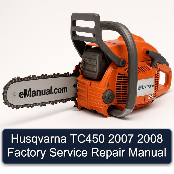 Husqvarna TC450 2007 2008 Factory Service Repair Manual