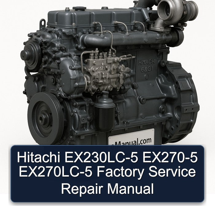 Hitachi EX230LC-5 EX270-5 EX270LC-5 Factory Service Repair Manual