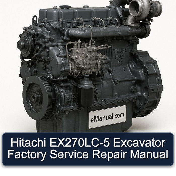 Hitachi EX270LC-5 Excavator Factory Service Repair Manual