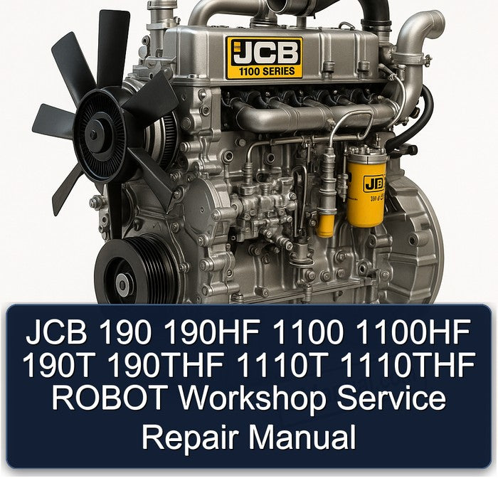 JCB 190 190HF 1100 1100HF 190T 190THF 1110T 1110THF ROBOT Workshop Service Repair Manual