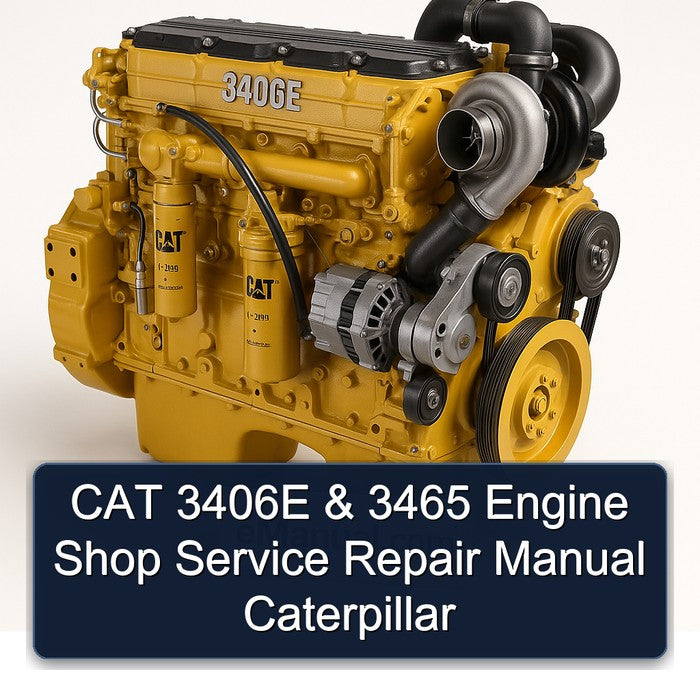 CAT 3406E & 3465 Engine Shop Service Repair Manual Caterpillar