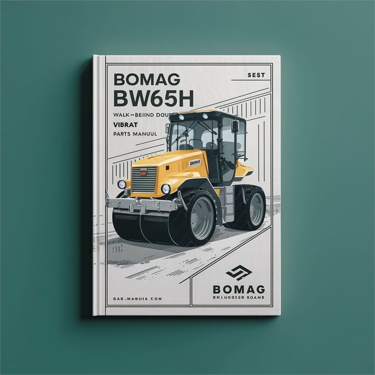 Bomag BW65H Walk-behind Double Drum Vibrat Roller Parts Catalog PDF