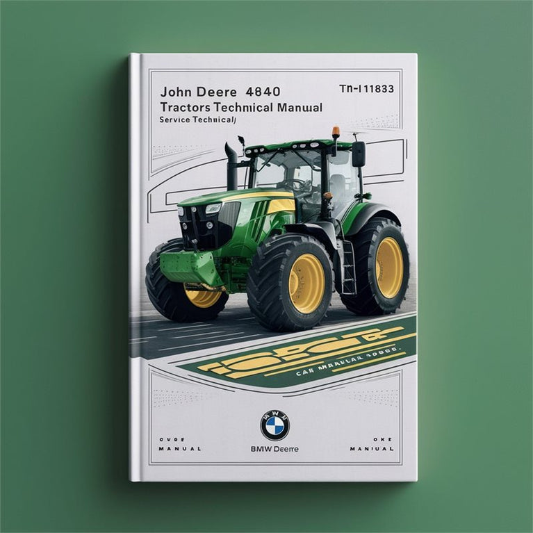 John Deere 4640 4840 Tractors Service Technical Manual(TM1183) PDF