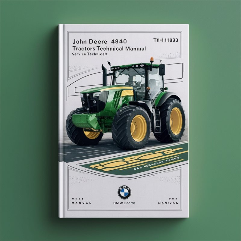 John Deere 4640 4840 Tractors Service Technical Manual(TM1183) PDF