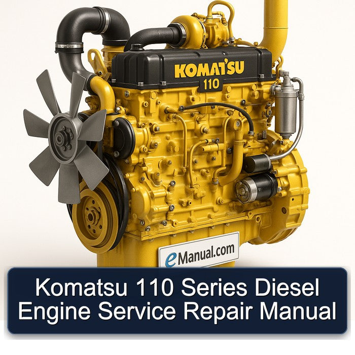 Komatsu 110 Series Diesel Engine Service Repair Manual