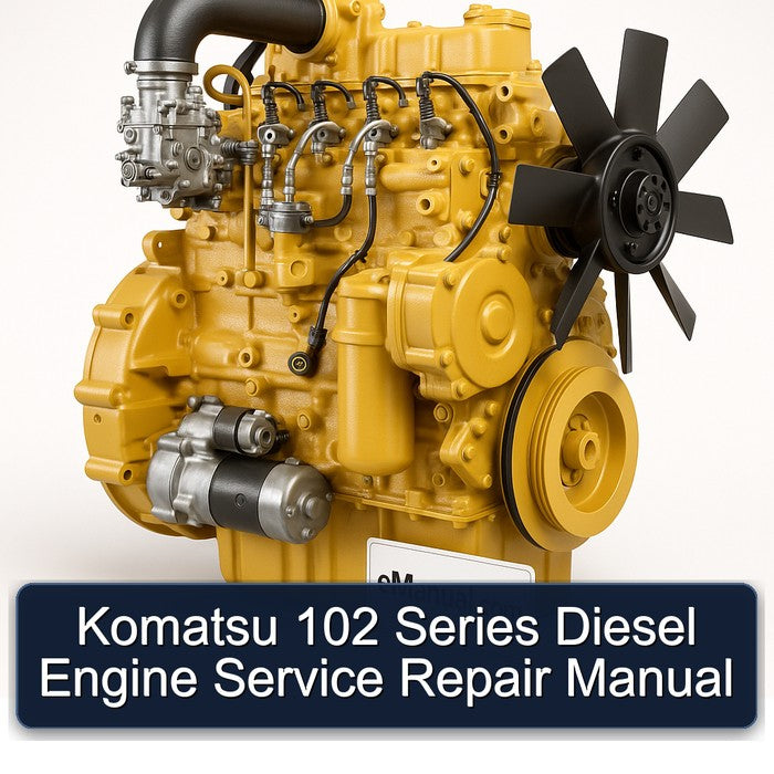 Komatsu 102 Series Diesel Engine Service Repair Manual