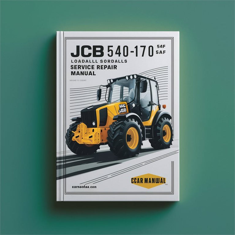 JCB 540-170 5AF Loadalls Service Repair Workshop Manual PDF