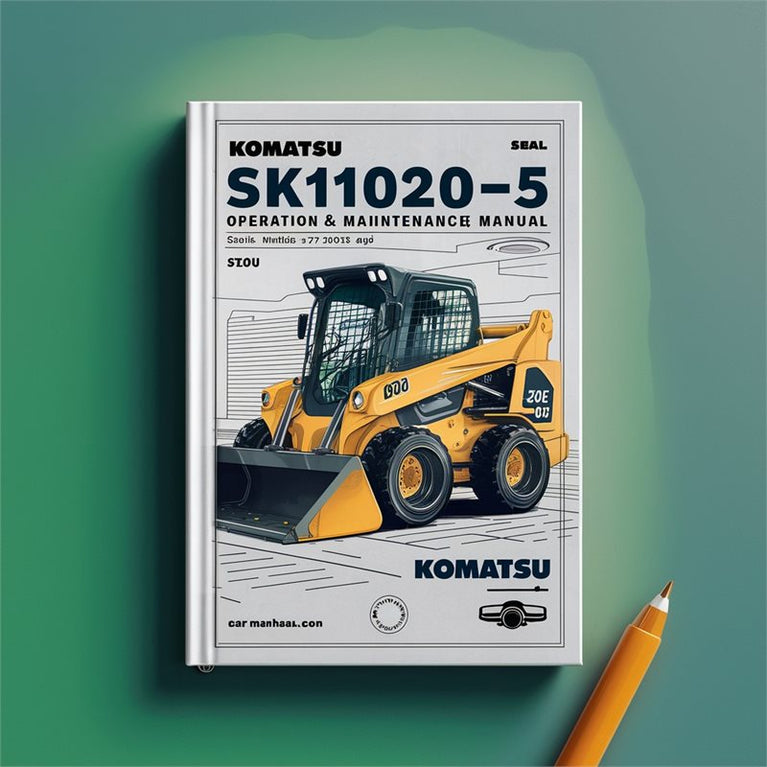 Komatsu Sk1020-5 SKID-STEER Loader Operation (serial Number: 37cf00126 Up) Service Repair Workshop Manual PDF