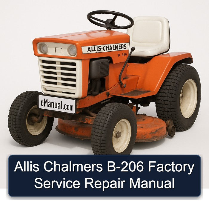 Allis Chalmers B-206 Factory Service Repair Manual