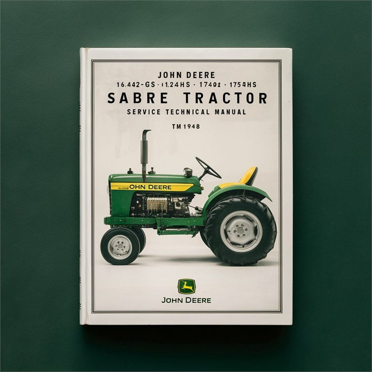 John Deere 14.542GS, 1642HS, 17.542HS Sabre Lawn Tractor Service