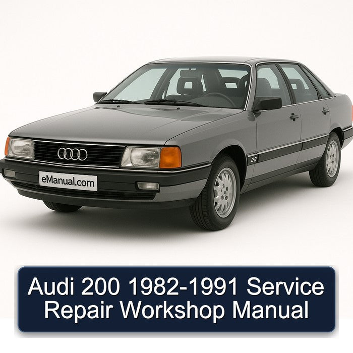 Audi 200 1982-1991 Service Repair Workshop Manual