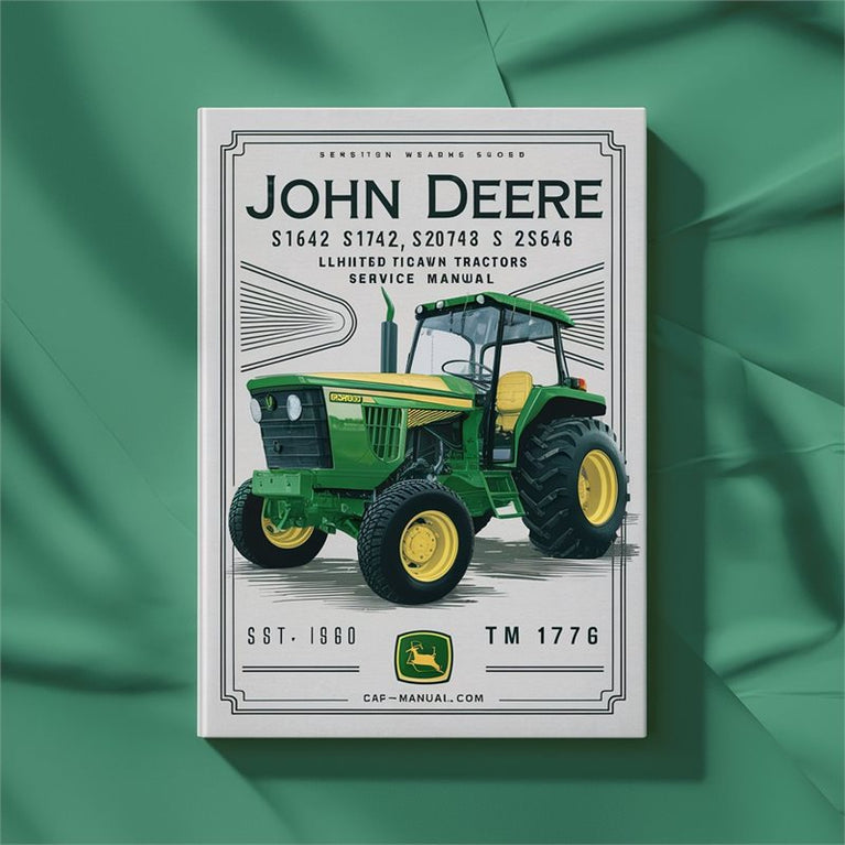 John Deere S1642 S1742 S2046 S2546 Limited Edition Scotts Lawn Tractors Service Technical Manual(TM1776) PDF
