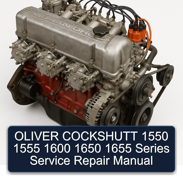 OLIVER COCKSHUTT 1550 1555 1600 1650 1655 Series Service Repair Manual
