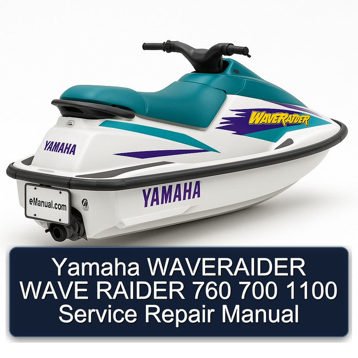 Yamaha Waveraider Wave Raider 760 700 1100 Service Repair Workshop Manual PDF
