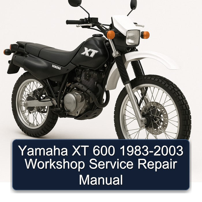 Yamaha XT 600 1983-2003 Workshop Service Repair Manual