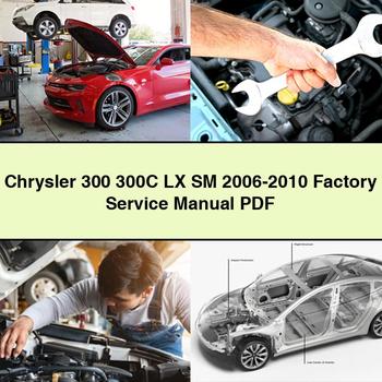 Manual de reparación y servicio de fábrica del Chrysler 300 300C LX SM 2006-2010