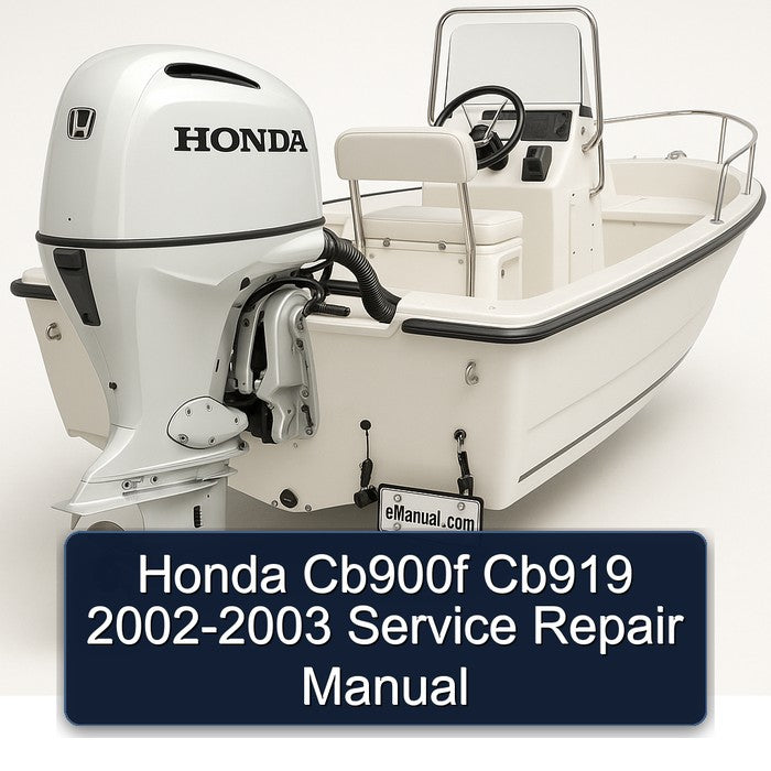 Honda Cb900f Cb919 2002-2003 Service Repair Manual