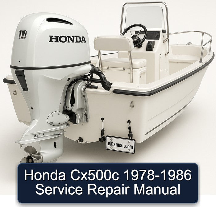 Honda Cx500c 1978-1986 Service Repair Manual