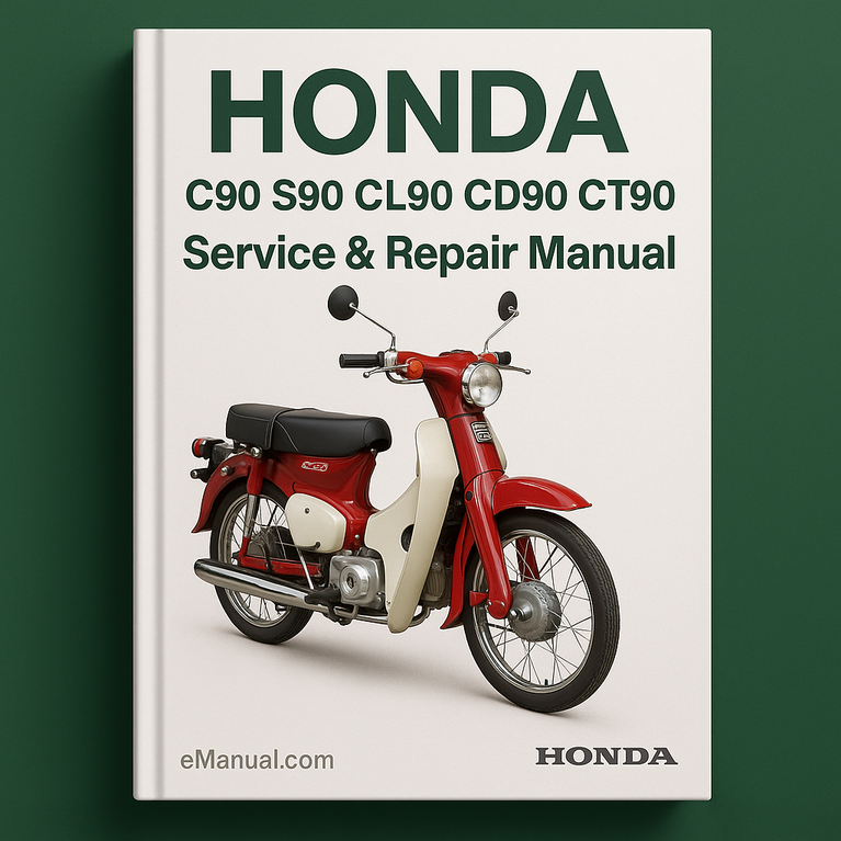 Honda C90 S90 Cl90 Cd90 Ct90 Service Repair Manual
