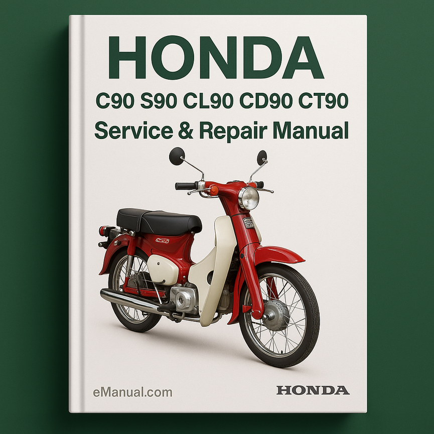Honda C90 S90 Cl90 Cd90 Ct90 Service Repair Manual