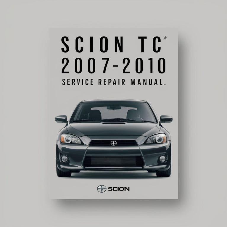 Scion Tc 2007-2010 Service-Reparaturhandbuch