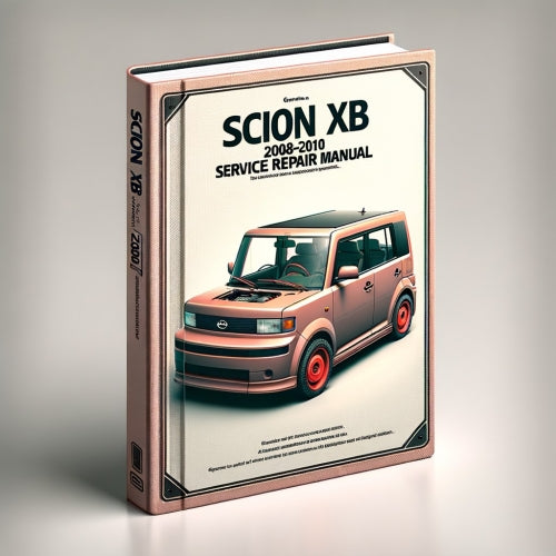 Manual de servicio y reparación del Scion Xb 2008-2010