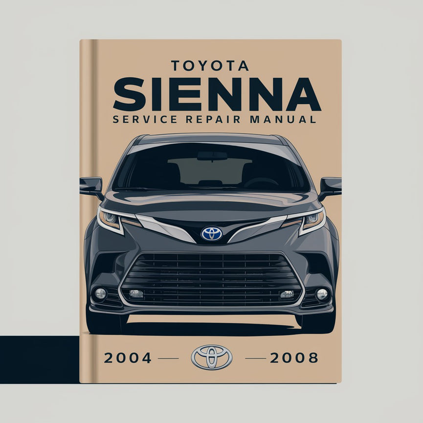 Manual de servicio y reparación de Toyota Sienna 2004-2008