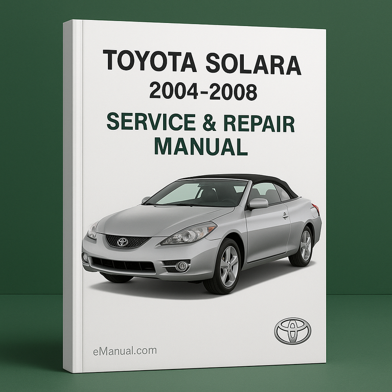 Toyota Solara Service Repair Manual 2004-2008