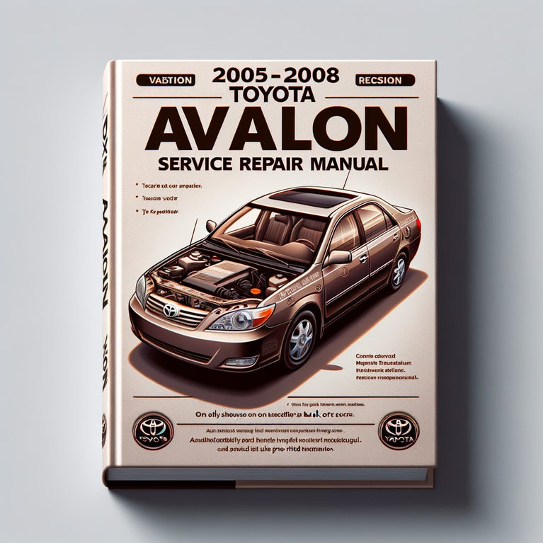 Toyota Avalon Service-Reparaturhandbuch 2005-2008