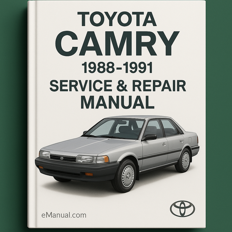 Toyota Camry Service Repair Manual 1988-1991