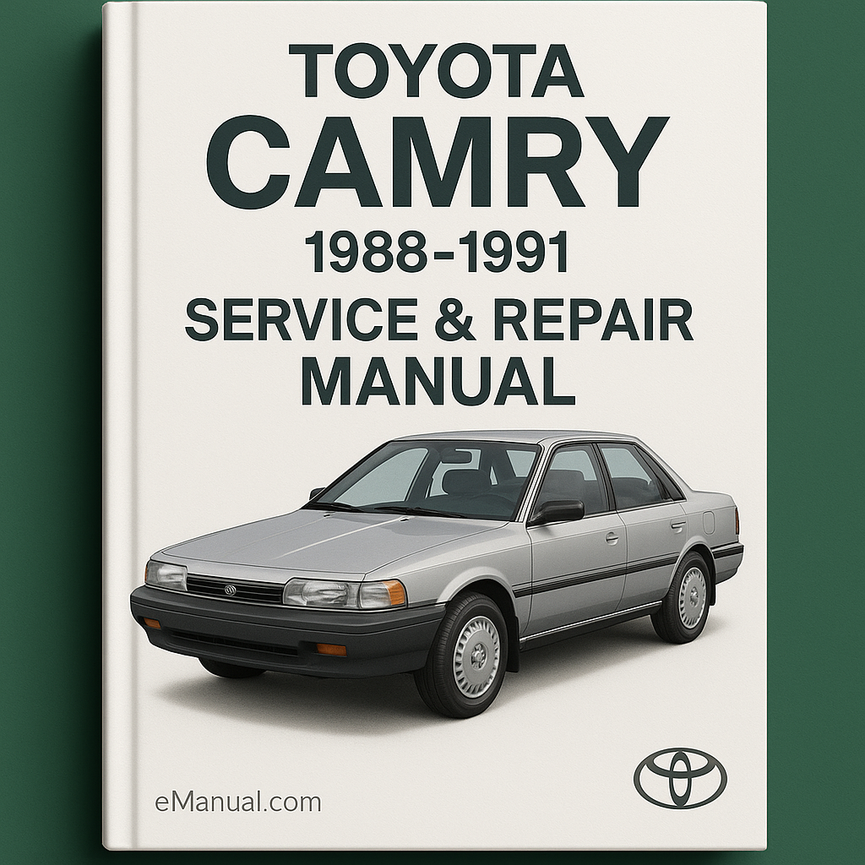Toyota Camry Service Repair Manual 1988-1991