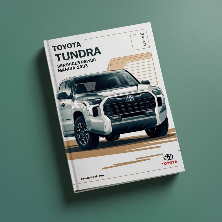 Toyota Tundra Service-Reparaturhandbuch 2000-2003