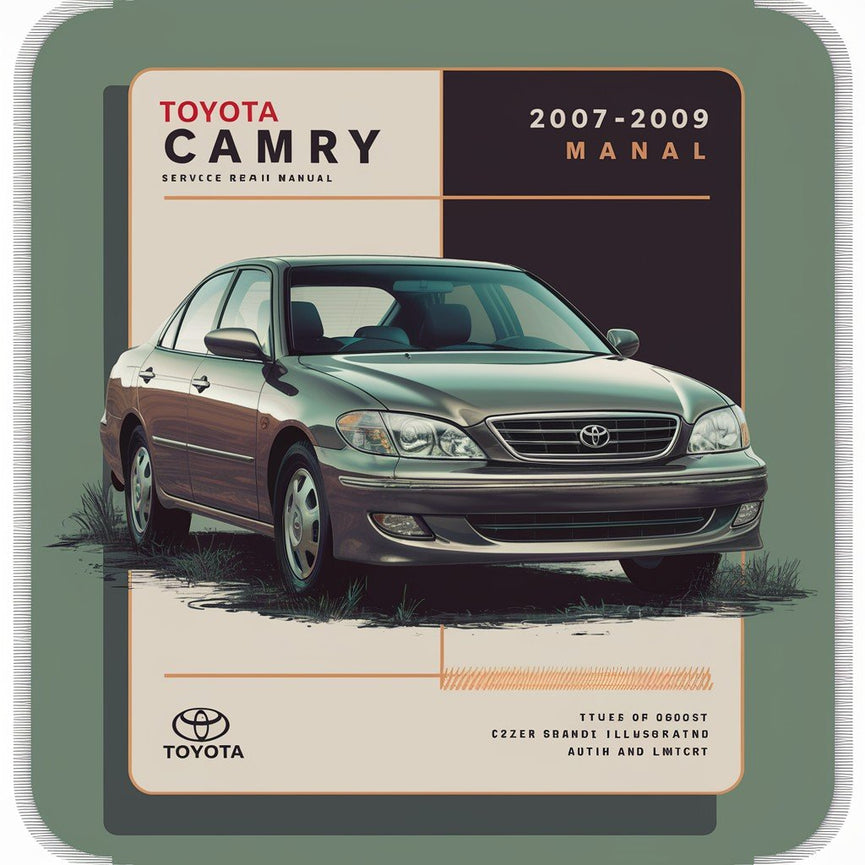 Toyota Camry Service-Reparaturhandbuch 2007-2009