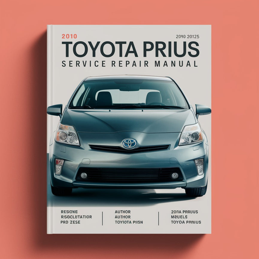 2010 Toyota Prius Service-Reparaturhandbuch