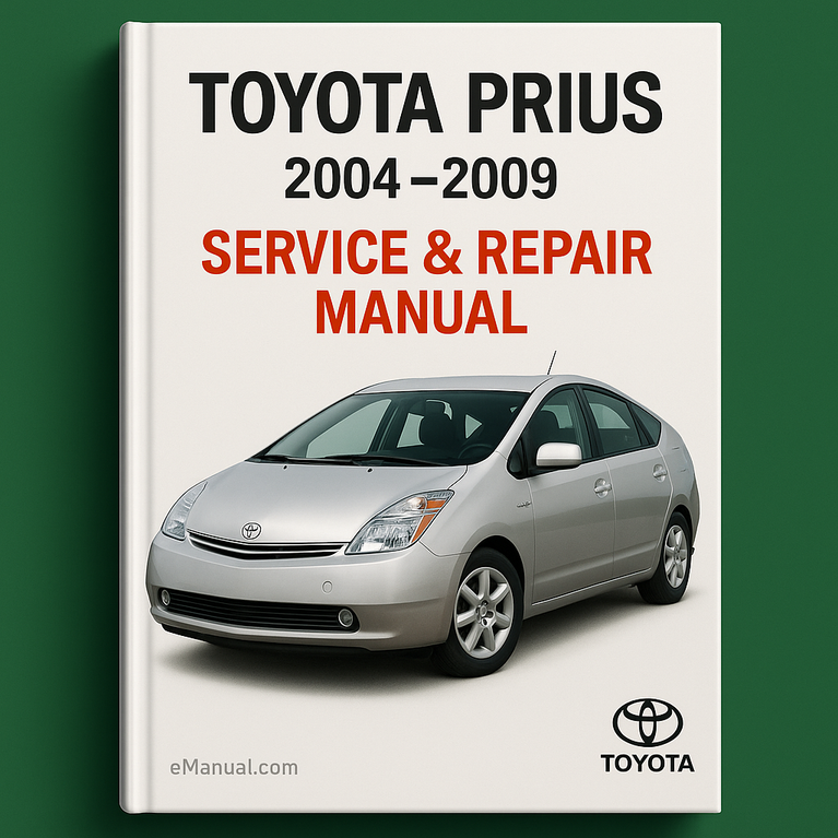Toyota Prius Service-Reparaturhandbuch 2004-2009
