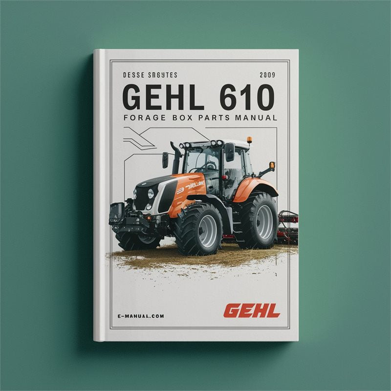 Gehl BU 610 Forage Box Parts Catalog PDF