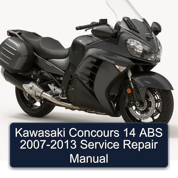 Kawasaki Concours 14 ABS 2007-2013 Service Repair Manual